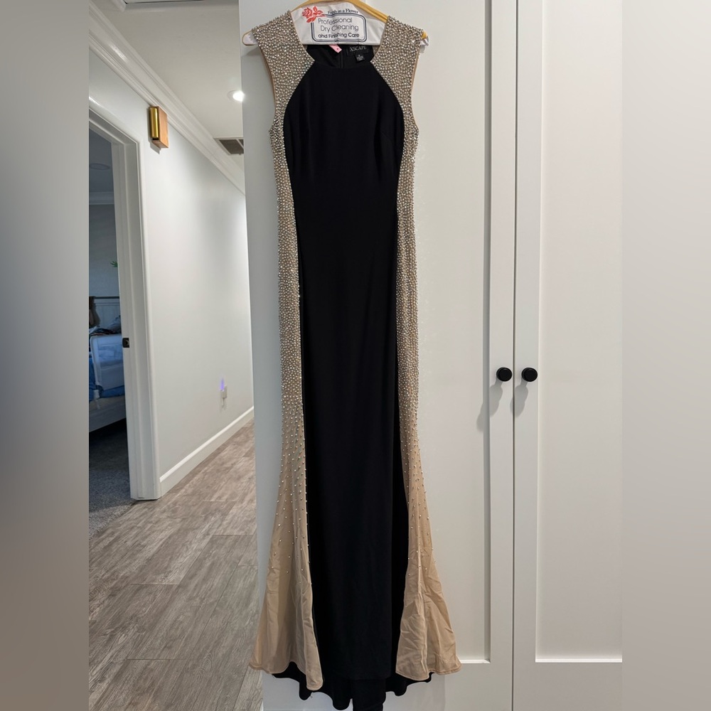Xscape silhouette evening gown, size 2